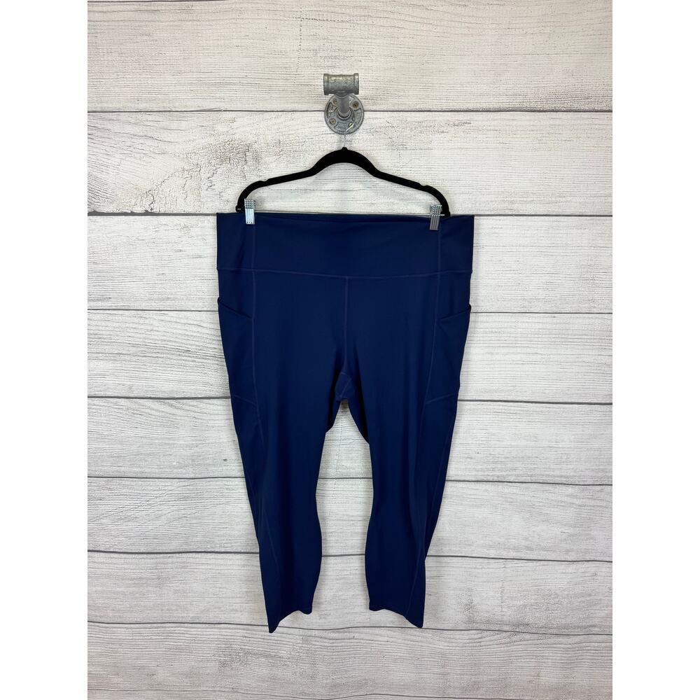 Fabletics Plus Size Blue Active Oasis High Waiste… - image 1